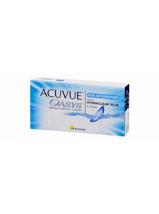 Торические линзы Acuvue Oasys for Astigmatism 6 линз (3 пары)